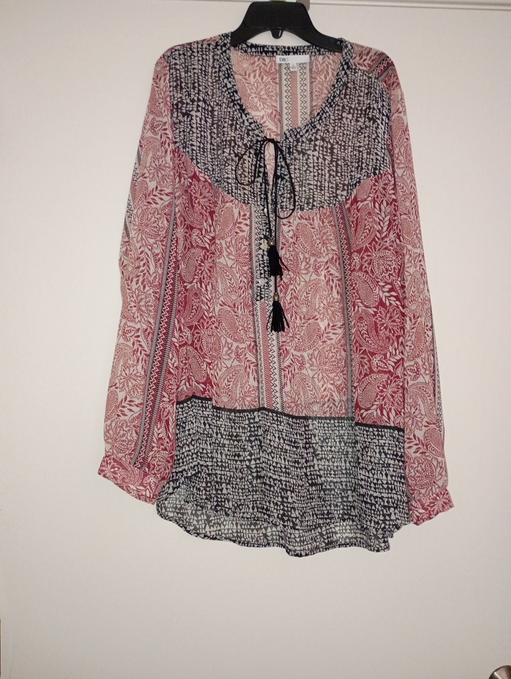 DR2 Sheer Boho Tunic